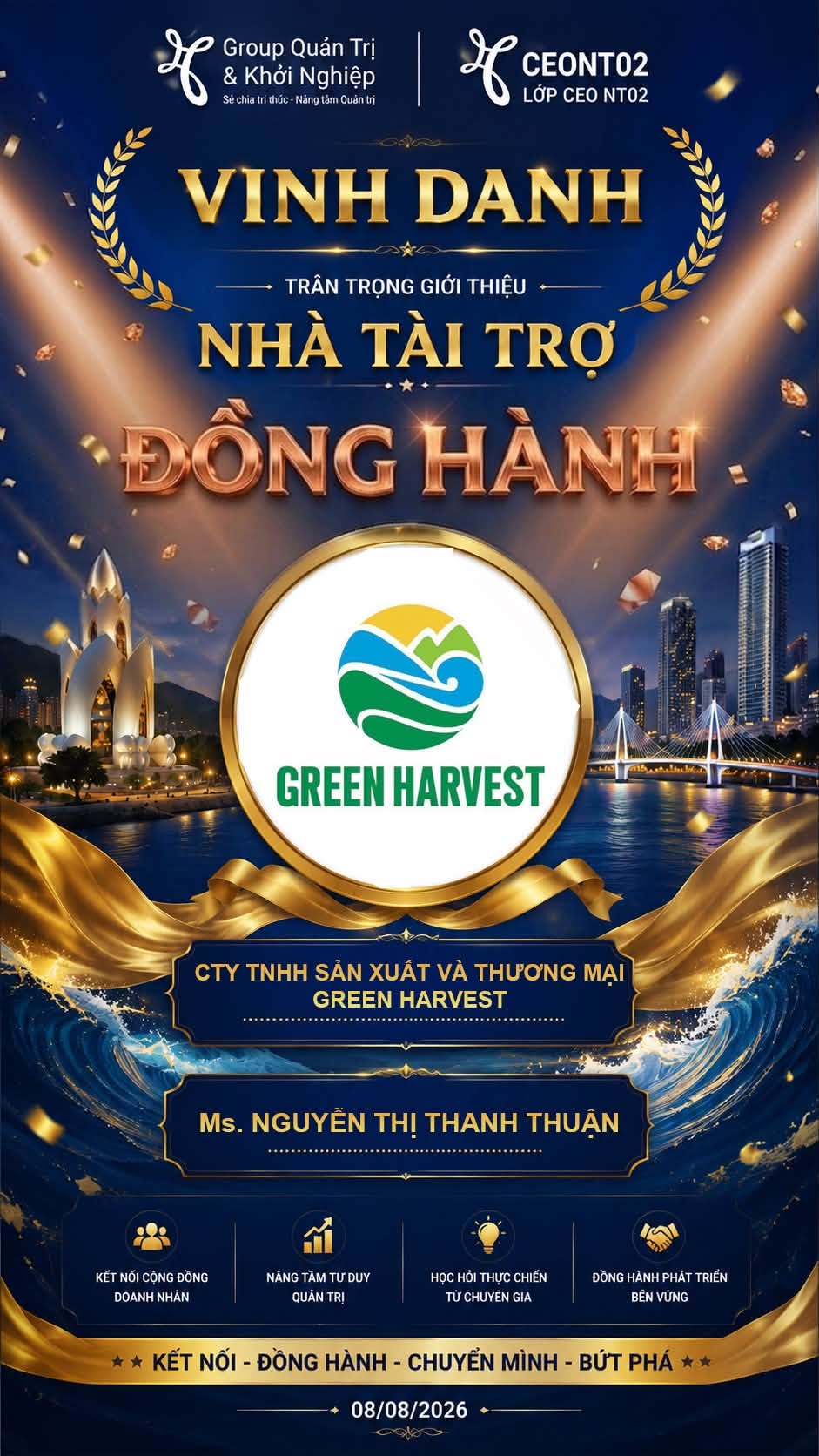 CÔNG TY TNHH SẢN XUẤT VÀ THƯƠNG MẠI GREEN HARVEST